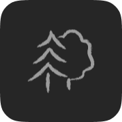 Tree planting icon